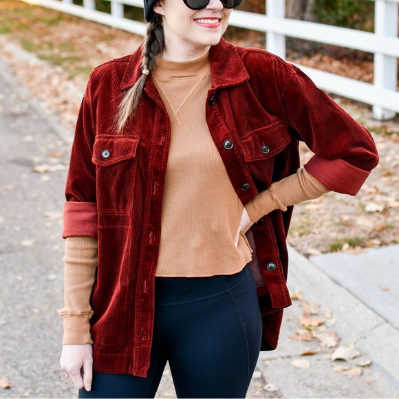 MATE the Label Organic Thermal Boxy Crop in Sedona size XS - Picture 8 of 8